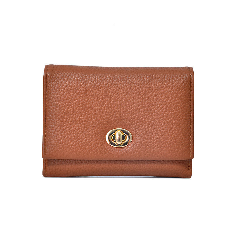 Women's Short Wallet New Korean Style Fashion Solid Color Simple Folding Wallet Multi Card Slot Designer Wallet Coin Wallet Wholesale