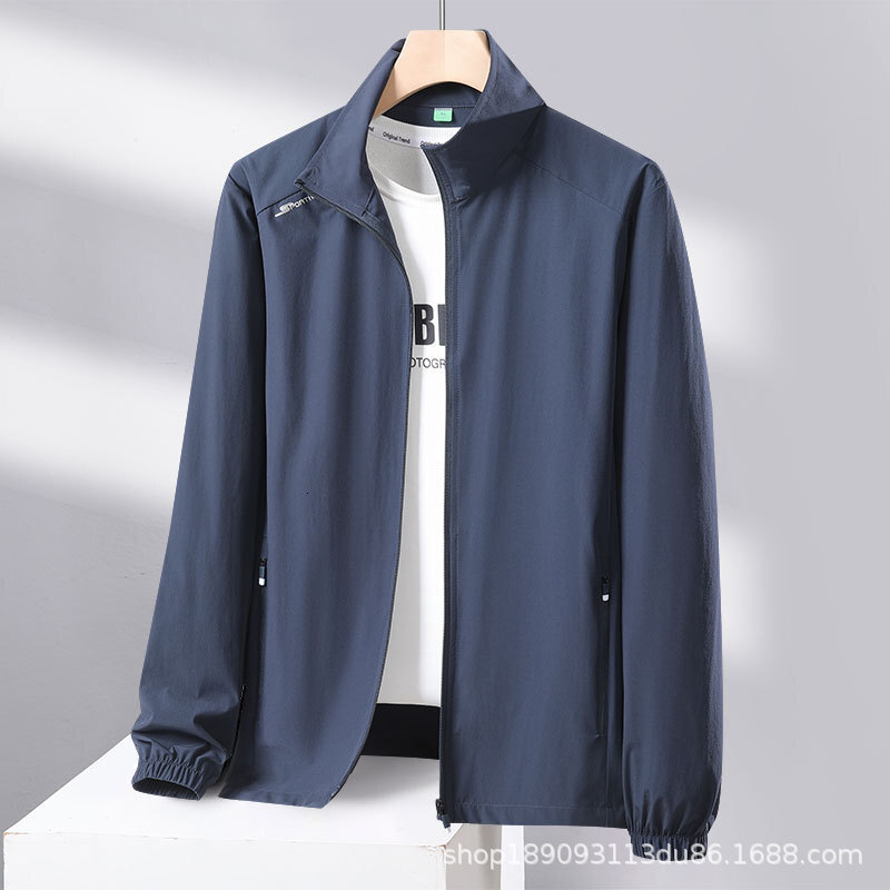 New Ice Silk Summer Men's Outdoor Skin Quick-Drying Breathable Sun Protection Clothing Anti-UV Jacket Women