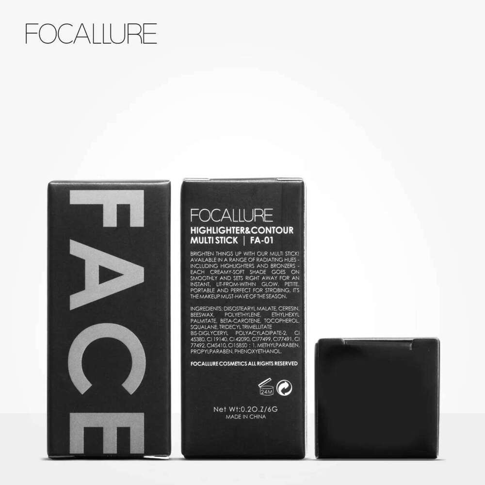 Wholesale FOCALLURE Bronzer Highlighter Stick Waterproof Body Face Contour Corrector Illuminator Cream For Women's Makeup X250705