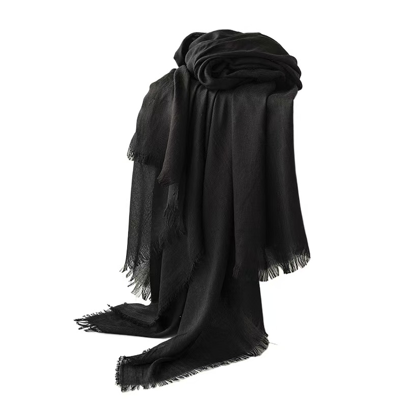 T1146 scarf women soft fashion solid color scarf shawl neck scarf gauze scarf headscarf