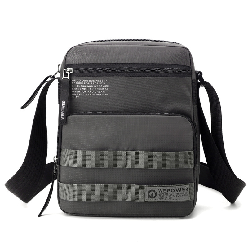 New fashionable business shoulder trend bag designer trend bag wear resistant and waterproof men s commuting travel shoulder bag