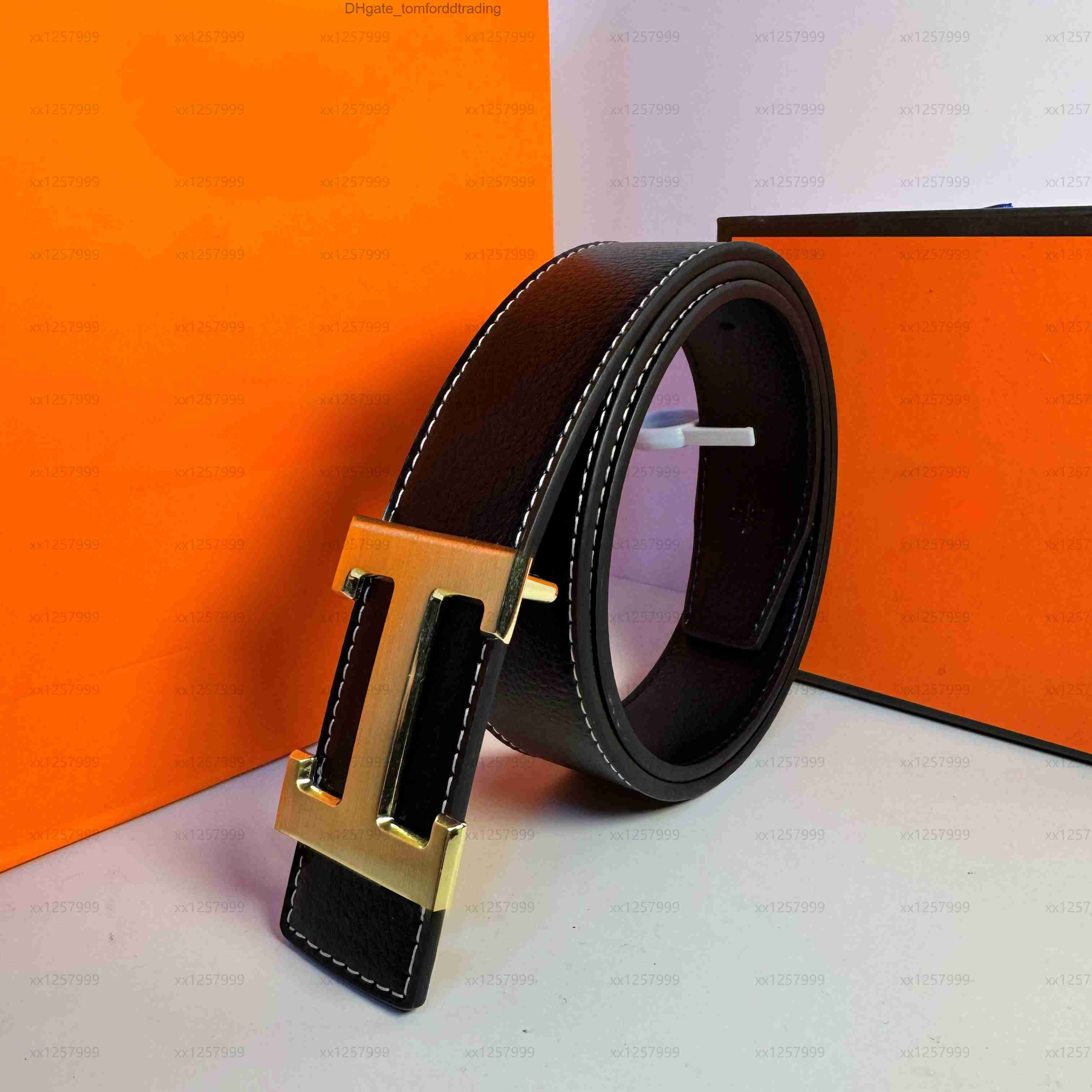 Designer belts for men mens belts Luxury fashion belt 4.0cm Gold buckle brown leather with high quality gift box 2025-06-hh herneslies hly hermaesly herne DLJQ