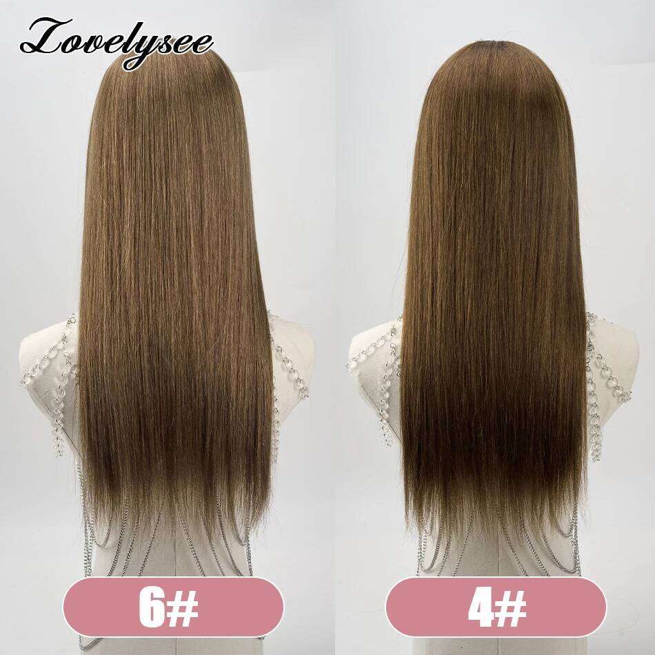 Straight Part Wigs Brazilian White Blonde Human Hair For Women 150% 180% Density U Shape Wig 14-28 Inch Leave Out No Glue