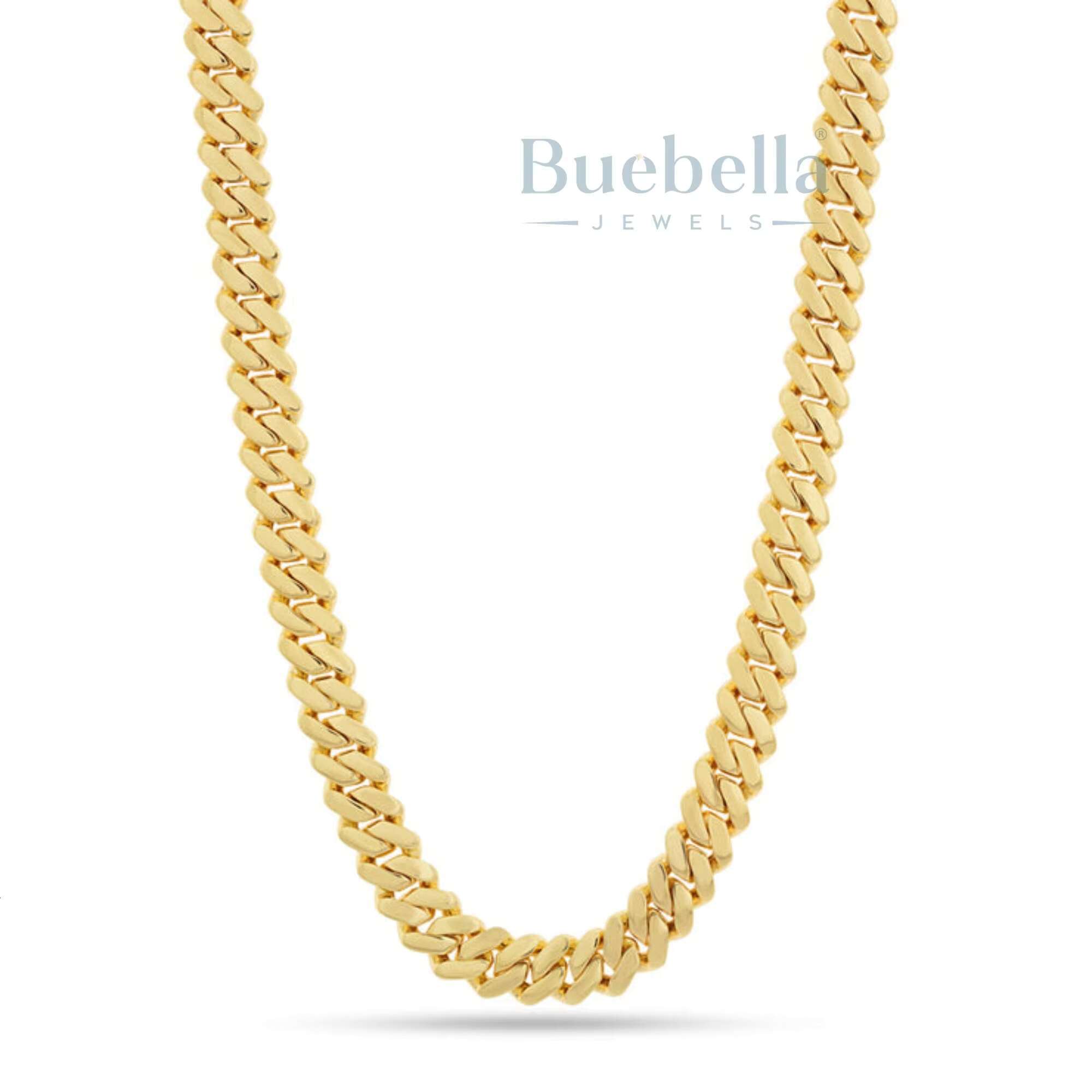 925 12mm Rapper Style Hip Hop Necklace Moissanite Diamond with 2 Row Prong Setting Miami Cuban Link Chain Jewelry for Men