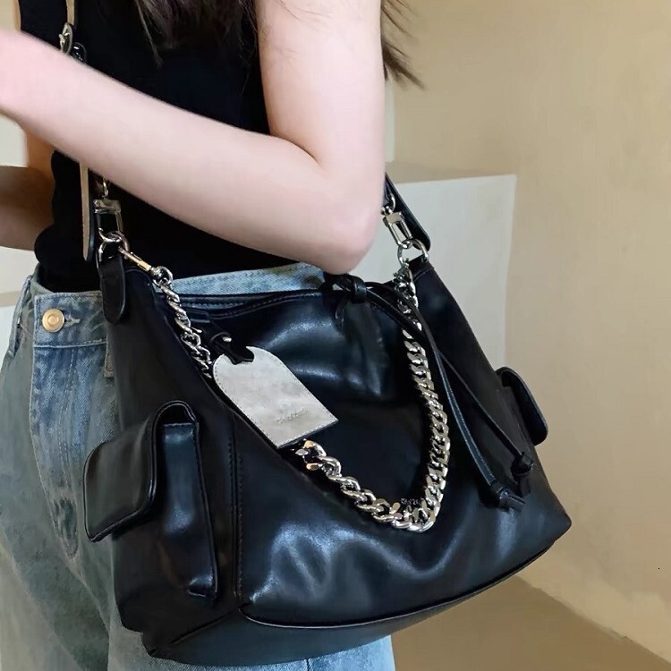 Women s casual trend handbag new neutral casual large shoulder crossbody bag designer bag fashionable trend women s shoulder bag