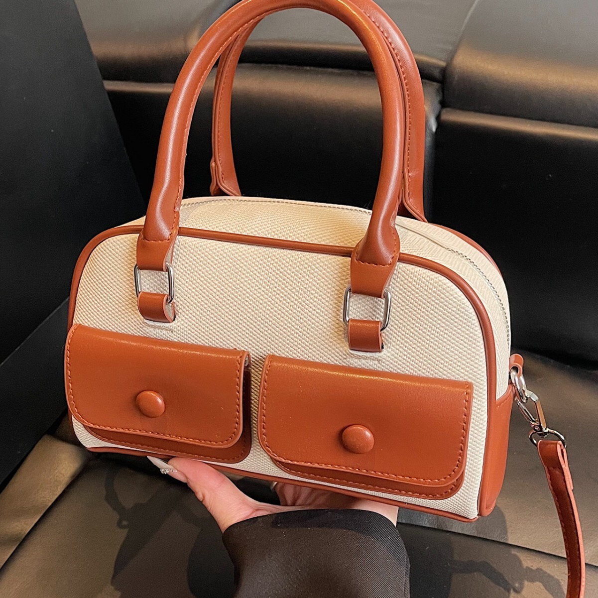 Retro beige women s pillowcase summer trend new fashionable trend multifunctional commuting handbag designer bag women s shoulder bag