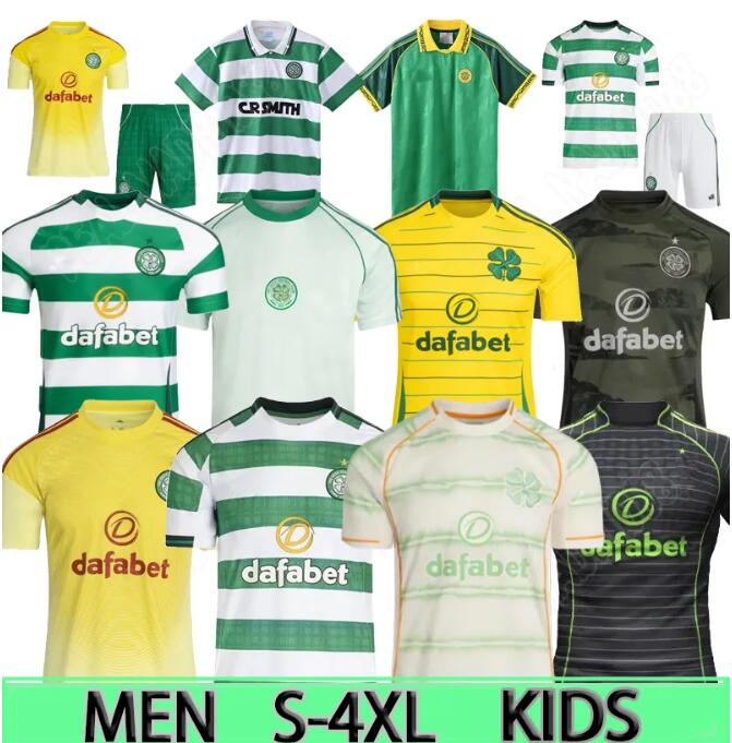 25 26 Celts Soccer Jerseys Home away 2025 2026 KYOGO EDOUARD TURNBULL AJETI CHRISTIE JOTA GRIFFITHS FORREST MEN Kids kit uniforms Football Shirt