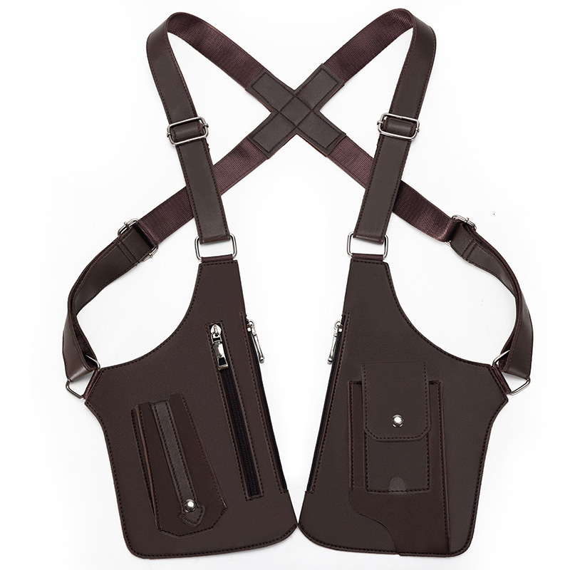 Men s retro backpack trend with armpit crossbody bag multifunctional shoulder trend bag designer bag men s outdoor phone bag women s shoulder bag