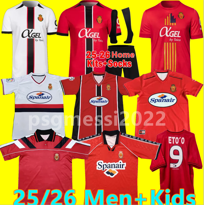 25 26 RCD MURIQI Mallorca Soccer Jerseys SANCHEZ ABDON A. RAILLO VALJENT MURIQI BABA GRENIER Retro Mens Home Away kids kits Football Shirt 888
