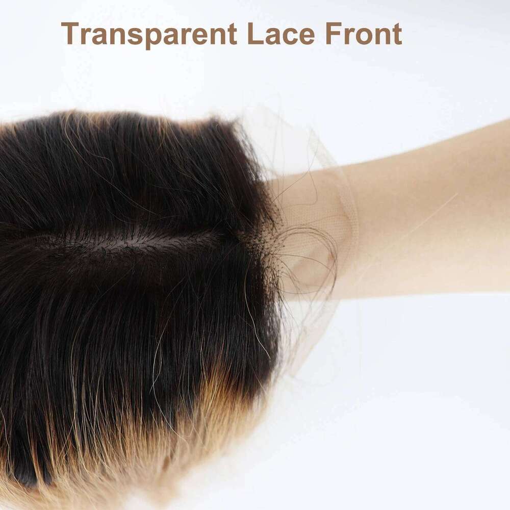 5x5'' Ombre Topper Skin Base Remy Human Hair Silk Top PU around with Clips Natural Scalp Look Lace Front for Women