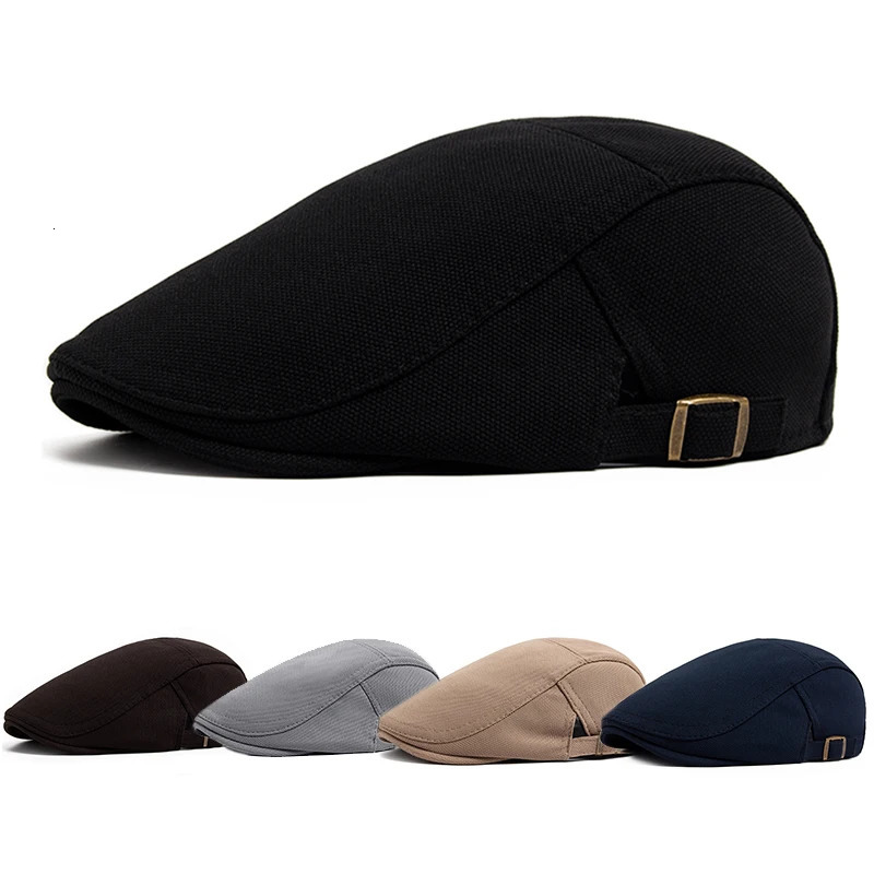 Berets Spring Autumn Beret Men Pineapple Pattern Fabric Casual Vintage sboy Hat Women Visor Fashion Retro Flat Cap Adjustable 250703