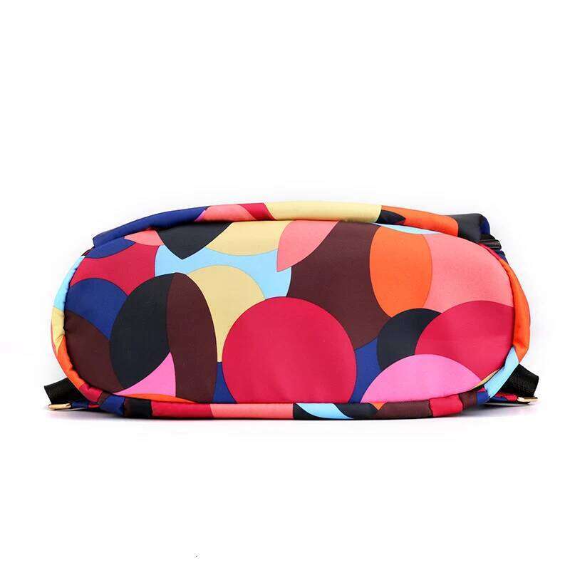 Women's Colorful Anti-Theft Backpack Casual Waterproof Oxford Daily Travel Backpacks for Women Multifunctional Preppy School Bag