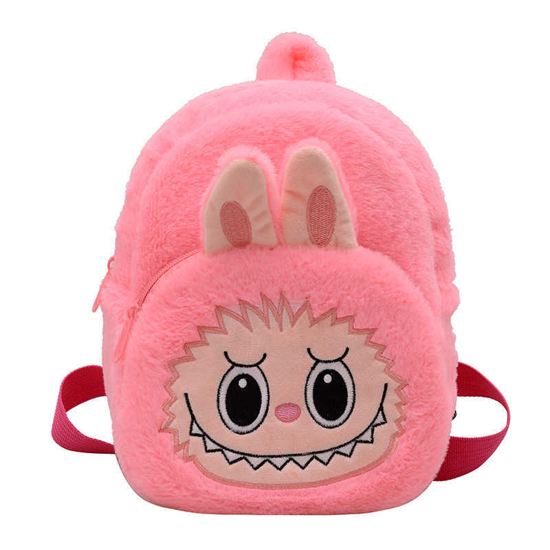 Labubu Plush Bag Animal Doll Backpack Cartoon Cute Pop Mart Backpack L250705RNIK