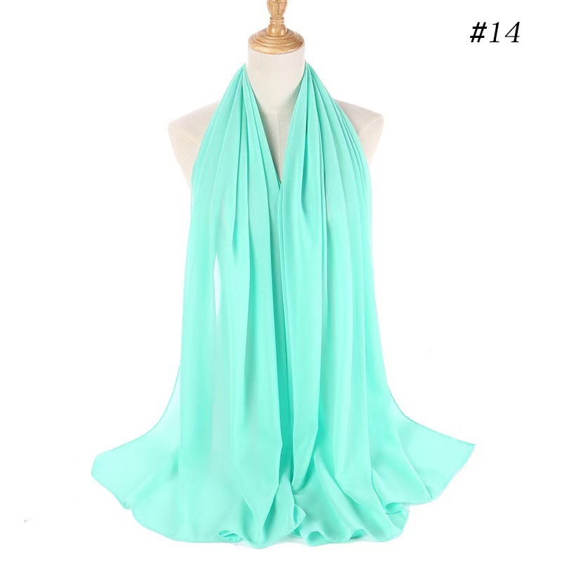 T1142 scarf pearl chiffon bubble silk scarf head scarf ethnic headscarf scarf