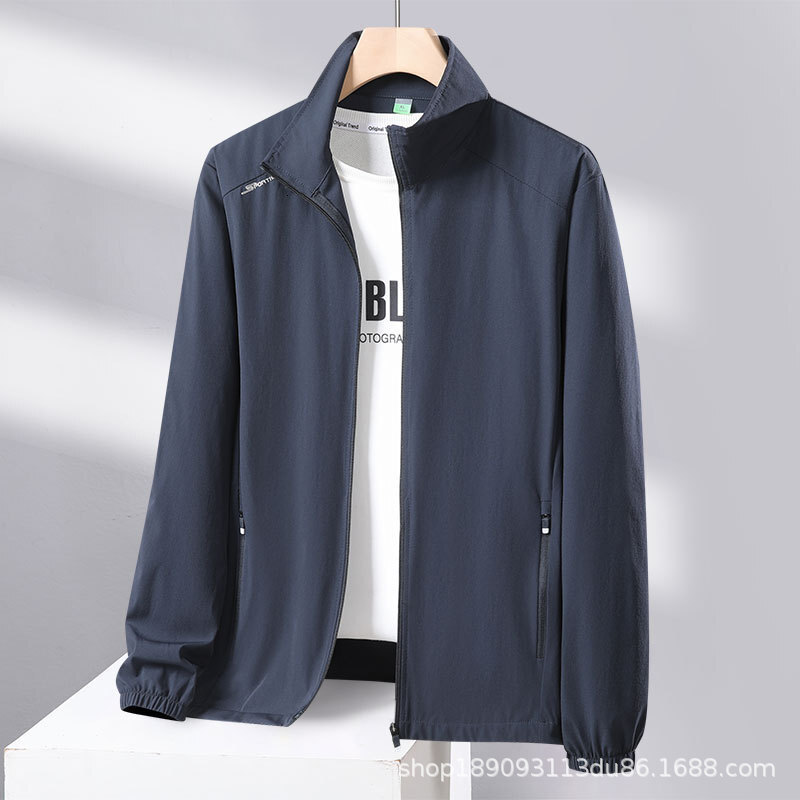 New Ice Silk Summer Men's Outdoor Skin Quick-Drying Breathable Sun Protection Clothing Anti-UV Jacket Women