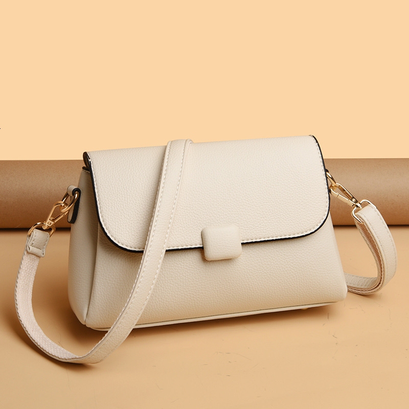New women s handbag soft leather crossbody bag designer bag large capacity single shoulder crossbody trend bag trend women s single shoulder bag