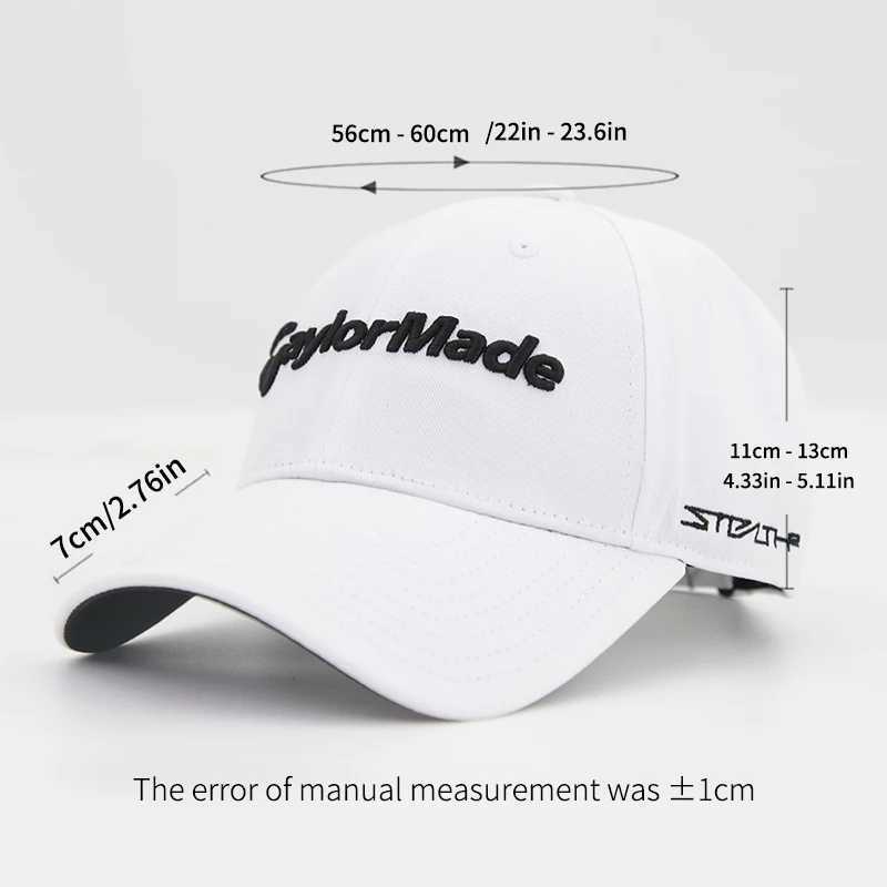 Unisex lightweight breathable and sweat absorbing golf cap luxury 3D embroidered baseball cap outdoor sports runing hat Z250705