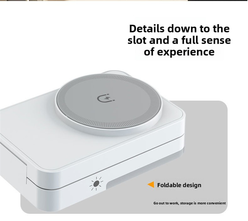 G12 Storage folding magnetic 3-in-1 wireless charger for iPhone 16 15 14 13 Fast Charging Folding for Apple Watch Airpods Wireless Charger