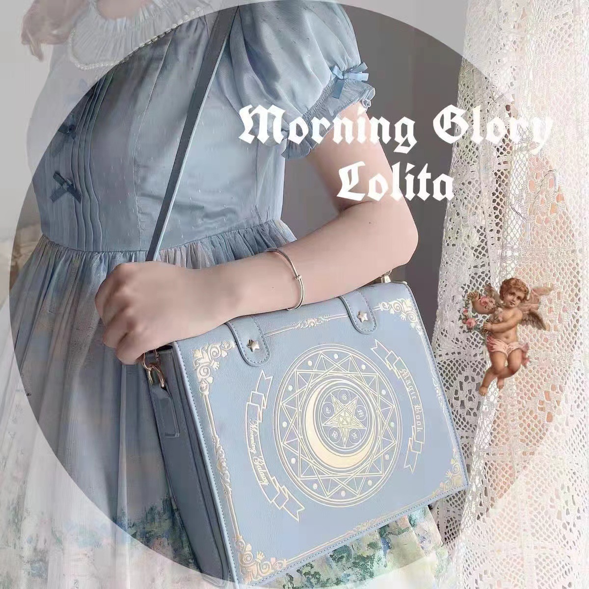 Y2K Korean Gothic Square Ladies Harajuku Vintage Aesthetic Luxury Designer Black Shoulder Crossbody Handbag