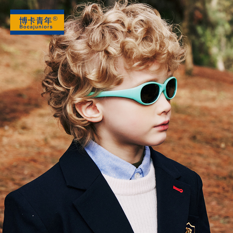 Free shipping 2025 Children Polarized Silicone Integrated Boys Outdoor Sunglasses UV Protection Kids Glasses 300 Z260305