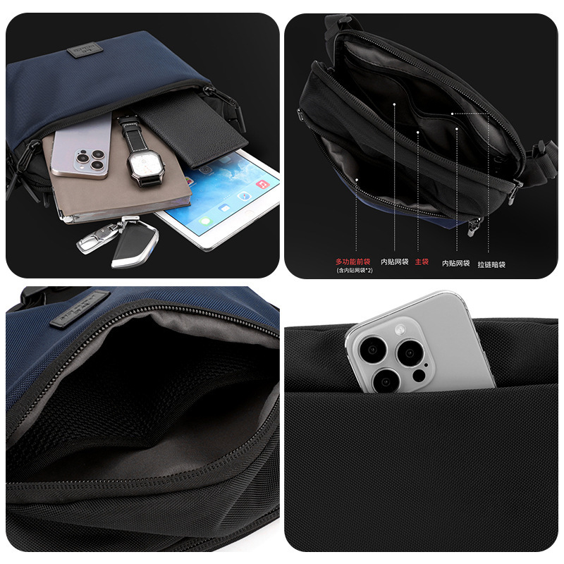 New casual cycling crossbody trend bag fashionable chest bag portable waist bag shoulder bag designer bag trend travel bag women s handbag