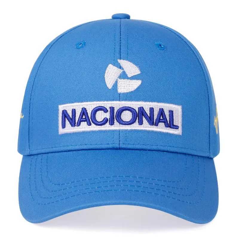 Embroidered NACIONAL Baseball Cap with Signature - style Z250705