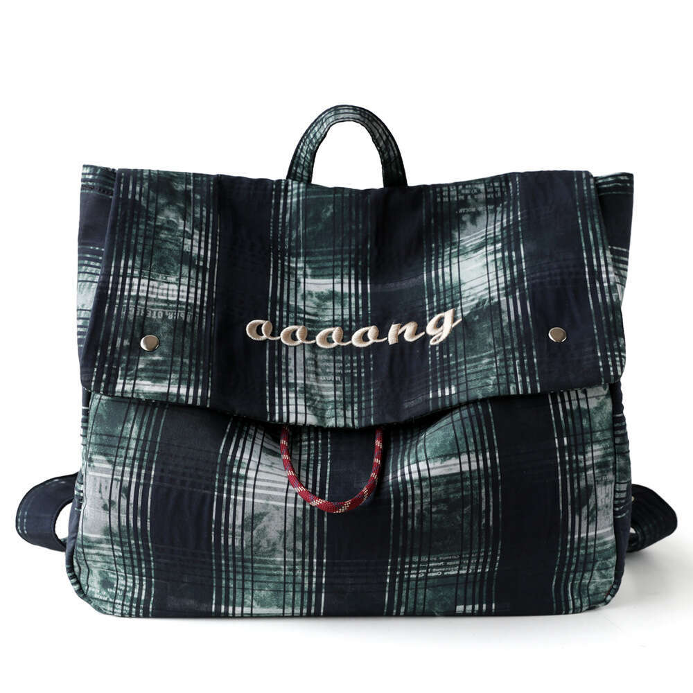 Luxury designer niche camouflage travel large capacity backpack women's new lightweight canvas bag