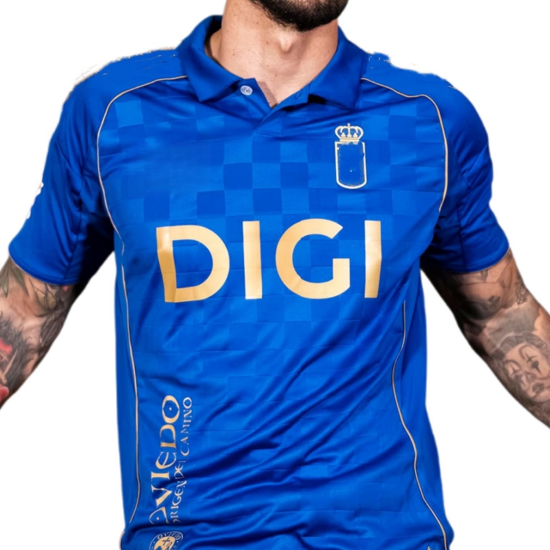 24-25 S.CAZORLA KIDS KIT soccer jersey Cazorla Masca SesE Esteban PORTILLO BastOn DAFNE Camarasa Estadio Carlos Tartiere Colombatto ESTEBAN NOEMI TINA Colombatto