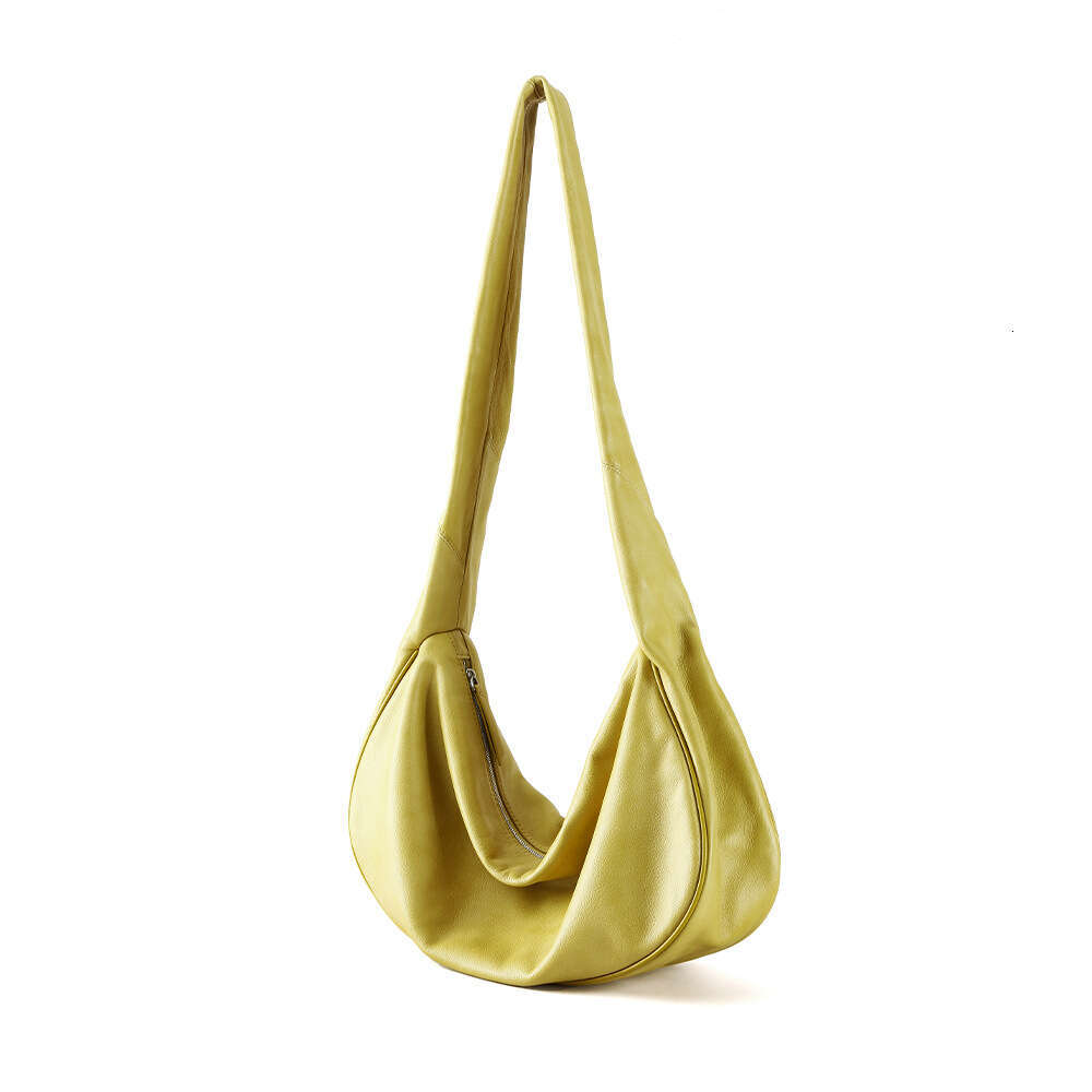 Luxury designer first layer cowhide ladies daily commuting shopping travel high-end hand bill shoulder crossbody bag.