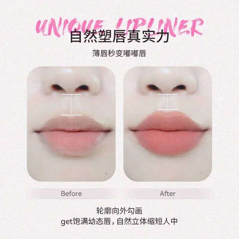 NEIYOU Double-ended Outline Shape Waterproof Long-lasting Nude Lip Liner X250705