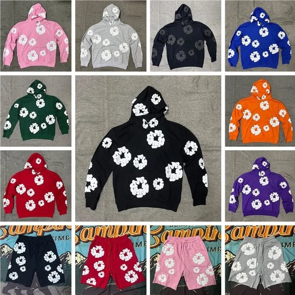 Designer high quality Hoodie Black Men's the Cotton Wreath Sweatshirt Unisex Oversized Hoodies Design Hoody Fashion Hip Hop Hooded Sweatshirt A119