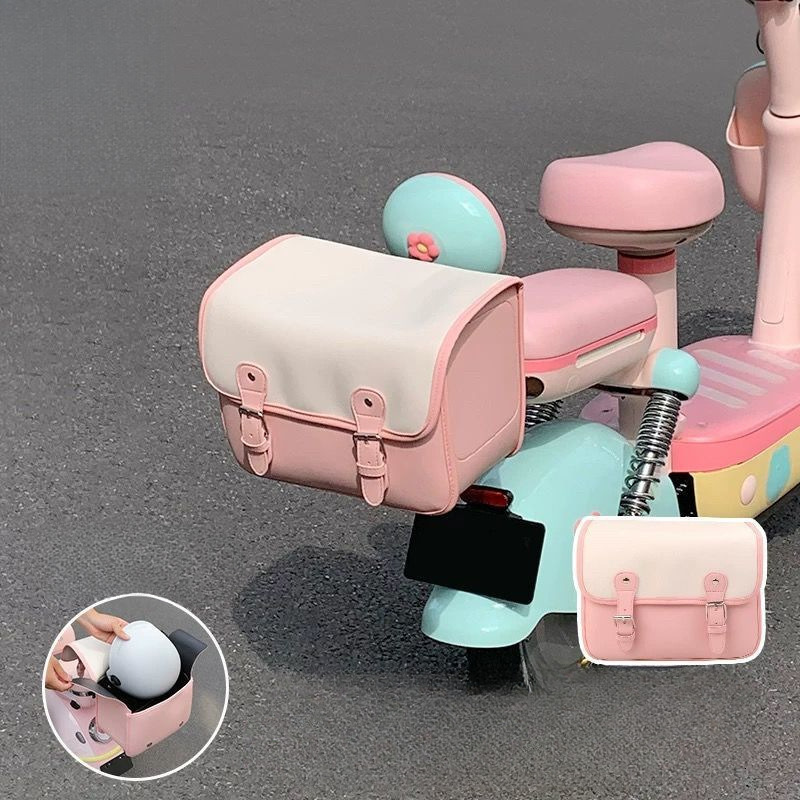 Electric Scooter Luggage Green Garden trend Rear Storage Bag Seat Luggage Designer Bag trend Large Capacity Women s Handbag Shoulder Bag
