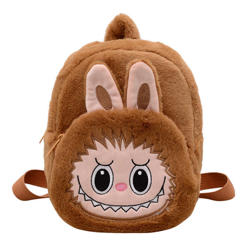 Labubu Plush Bag Animal Doll Backpack Cartoon Cute Pop Mart Backpack L250705RNIK