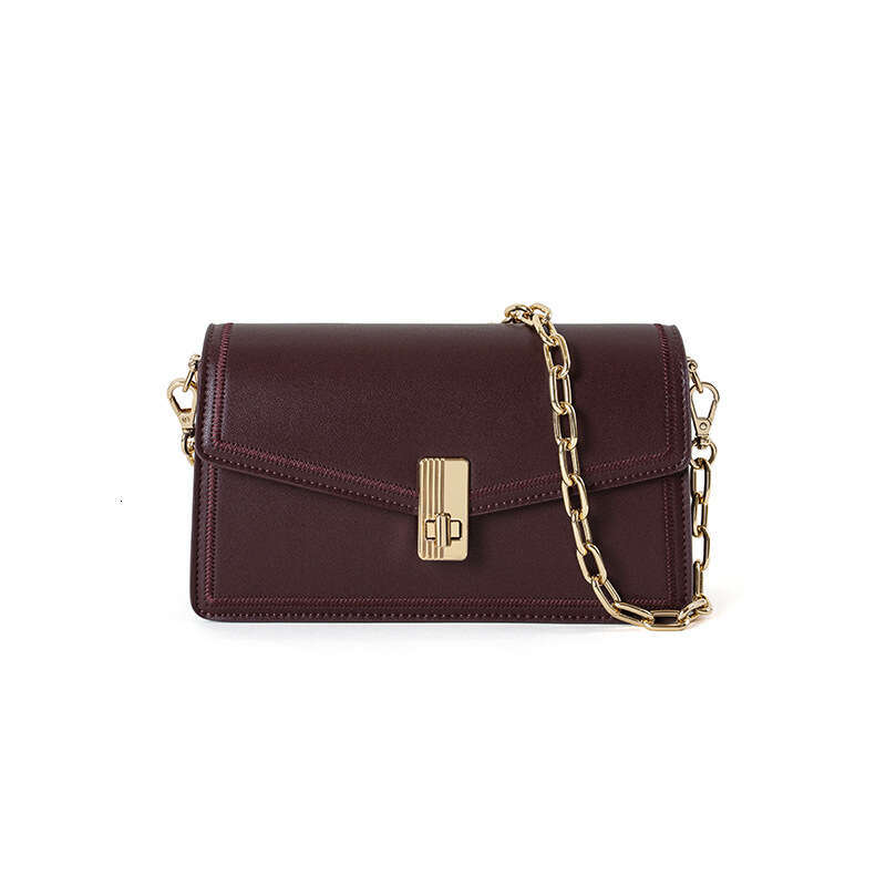 Luxury designer fashion Joker commuter lantern luxury leather hand slung ladies shoulder bag.