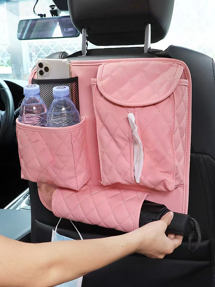 multifunctional car seat back storage bag for rear seats