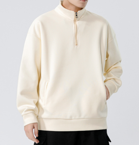 156 Turtleneck Sweatshirt for Men Autumn and Thickened Loose Trendy Solid