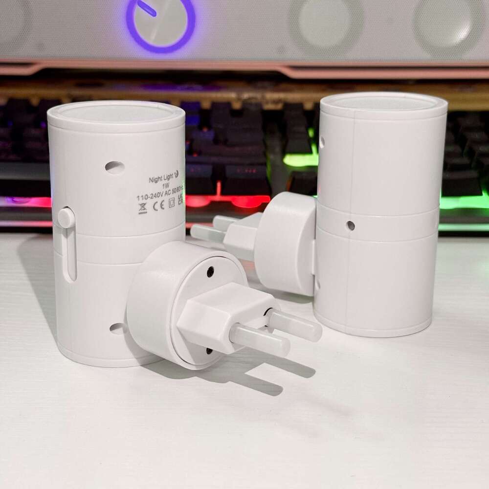 Cylindrical LED Baby Bedside RGB Color Changing Tube Small Night Light Indoor Lighting Decorative Lamp