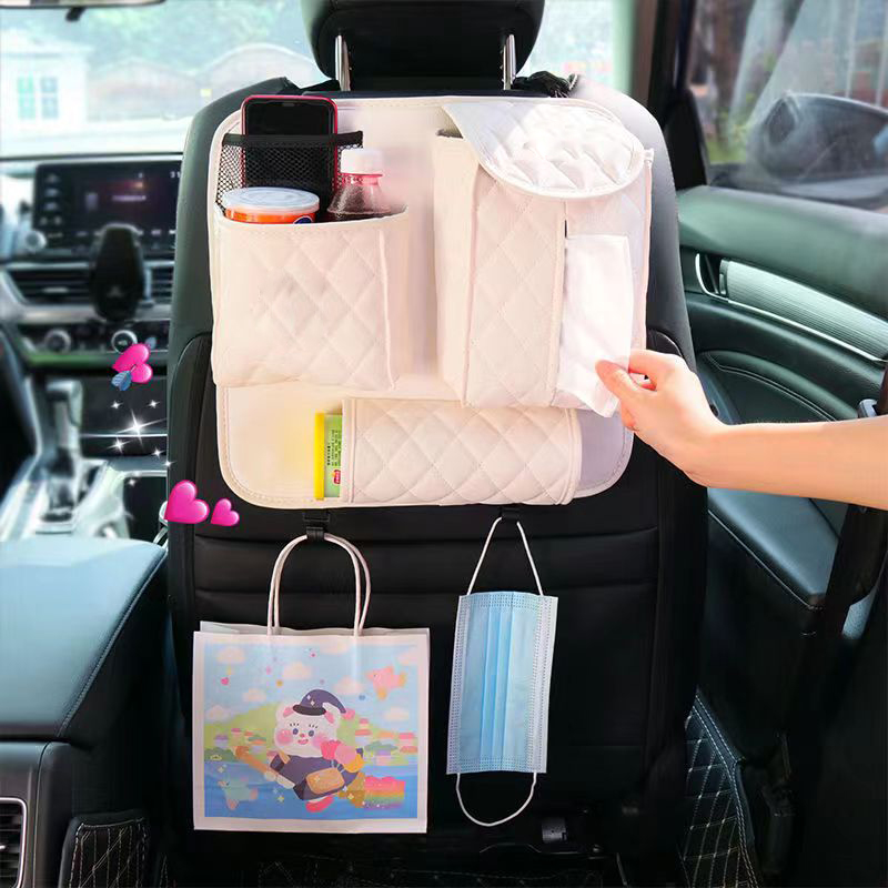 multifunctional car seat back storage bag for rear seats