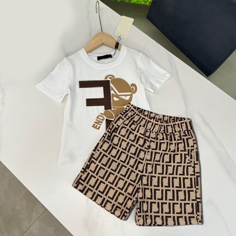 T-shirts Designer Baby Girls Clothing Children Long Sleeve White T-shirt Classic Brand Kids Spring Dress Set Letter Clothes