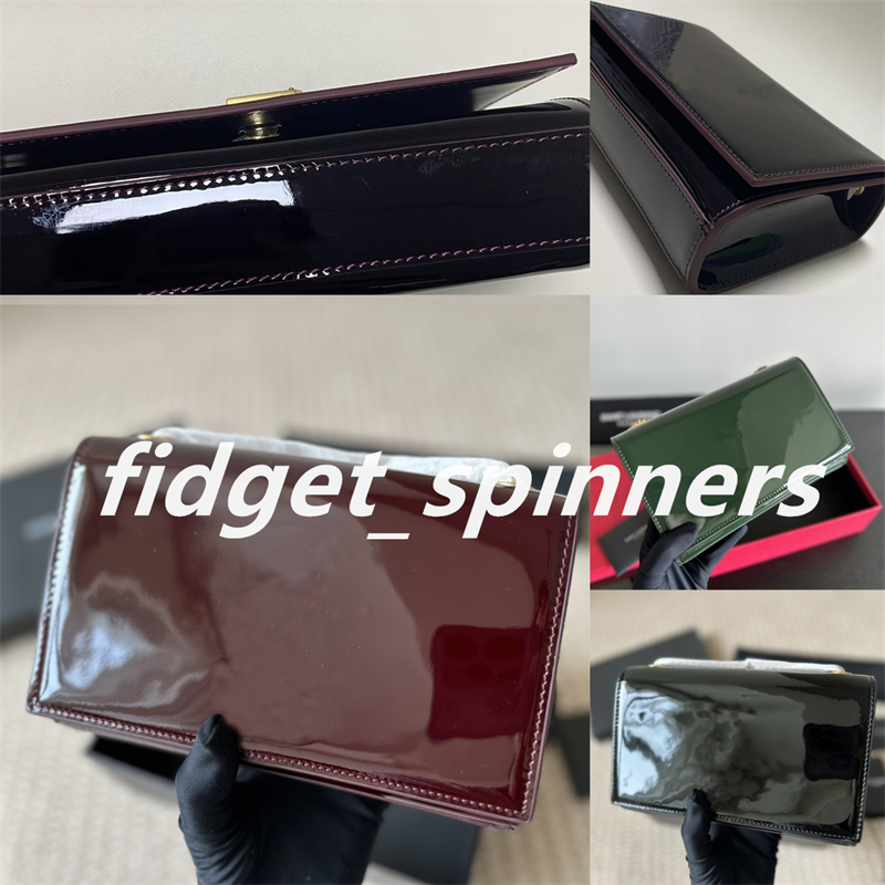 New Arrival Patent Leather Chain Bags Fashion Designer Tassel Woven Bags For women Big Capacity 31824