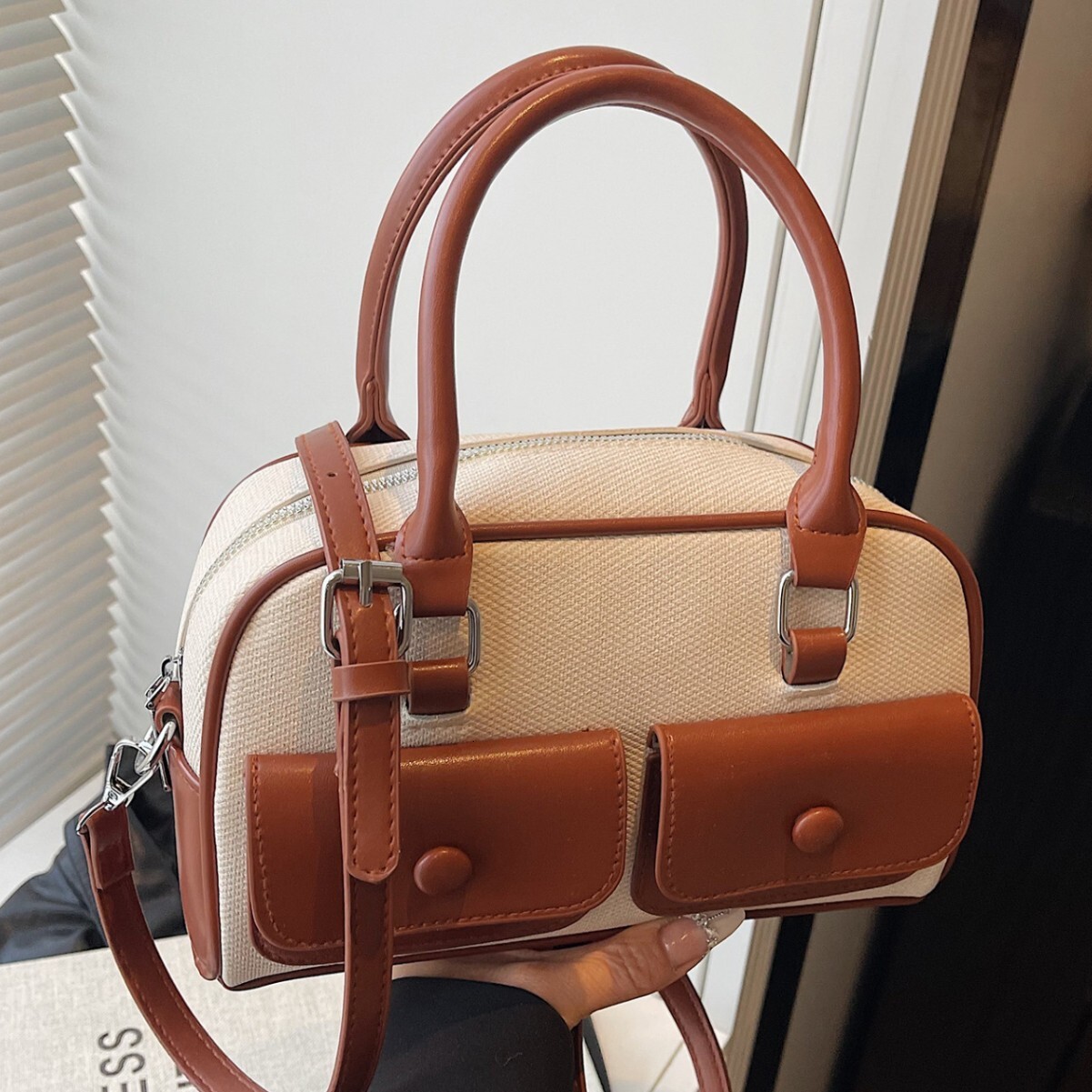 Retro beige women s pillowcase summer trend new fashionable trend multifunctional commuting handbag designer bag women s shoulder bag