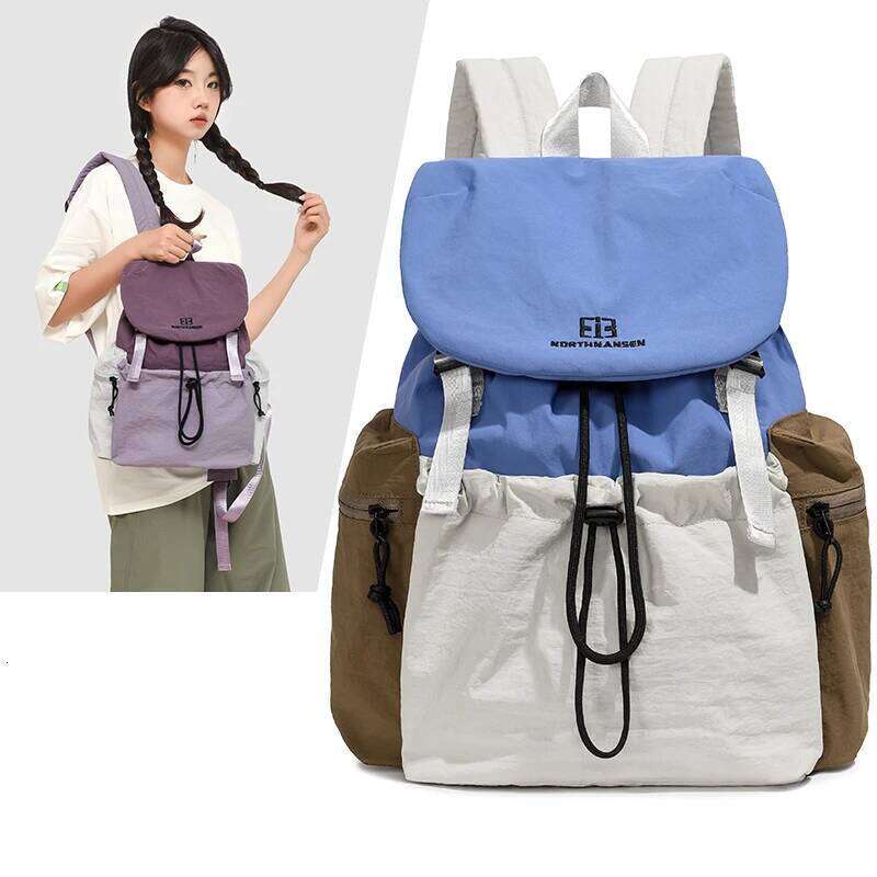 Water-Resistant Lightweight Hiking Backpack College Students - Dual-Shoulder Bag for Outdoor Trekking, Sports, Travel
