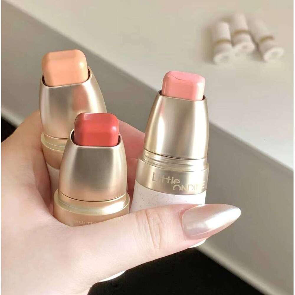 Little Ondine lti-pose Blusher Stick Moisture Silky Matte Contour Makeup Blush Corrective Shadow Lipstick Face Blushes 4g