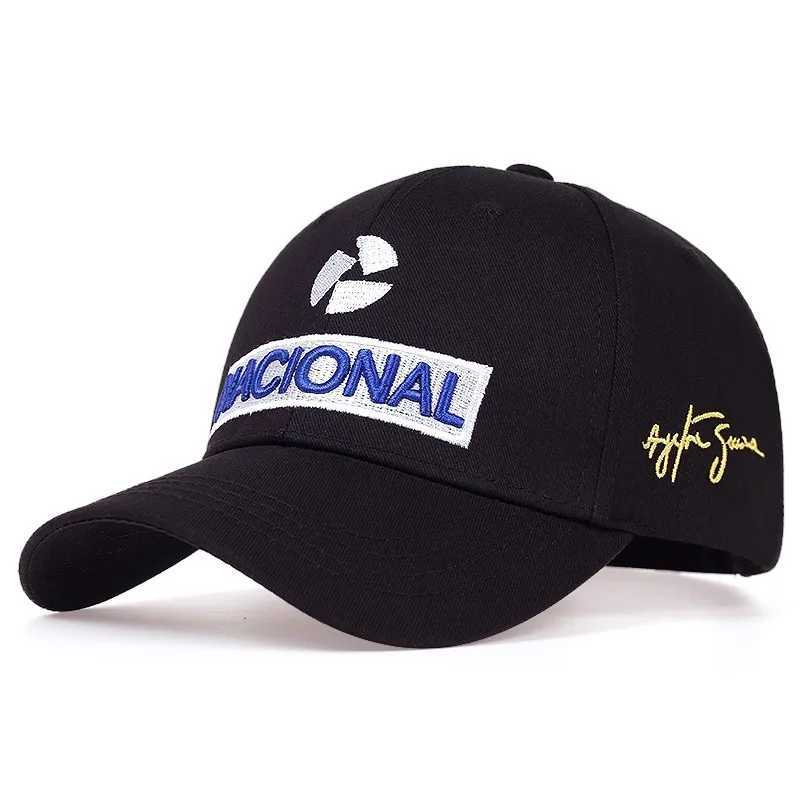 Embroidered NACIONAL Baseball Cap with Signature - style Z250705