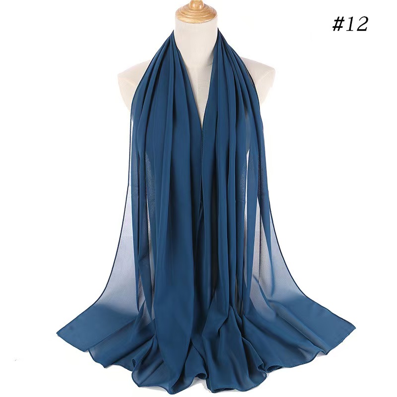 T1142 scarf pearl chiffon bubble silk scarf head scarf ethnic headscarf scarf