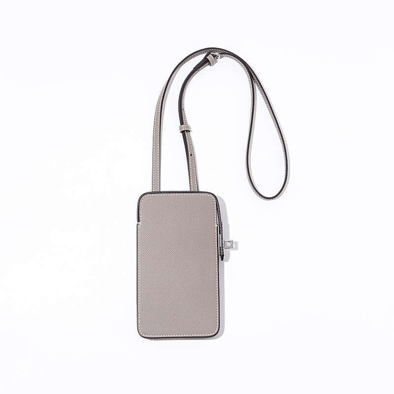 Luxury Designer New Fashion Versatile Lock Buckle Phone Palm Print Genuine Leather Box Simple Solid Color Crossbody Mini Bag For Women