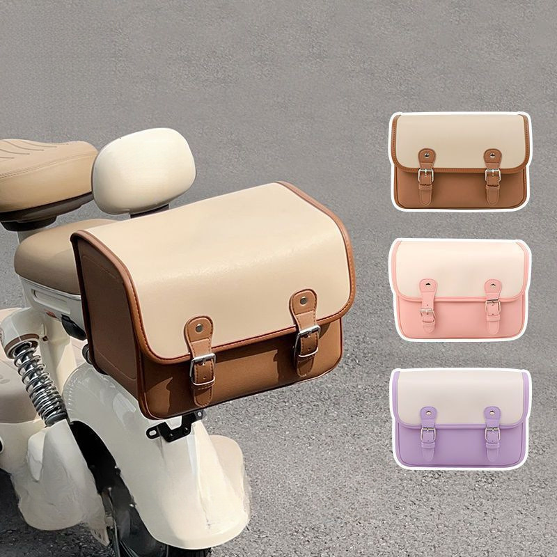 Electric Scooter Luggage Green Garden trend Rear Storage Bag Seat Luggage Designer Bag trend Large Capacity Women s Handbag Shoulder Bag
