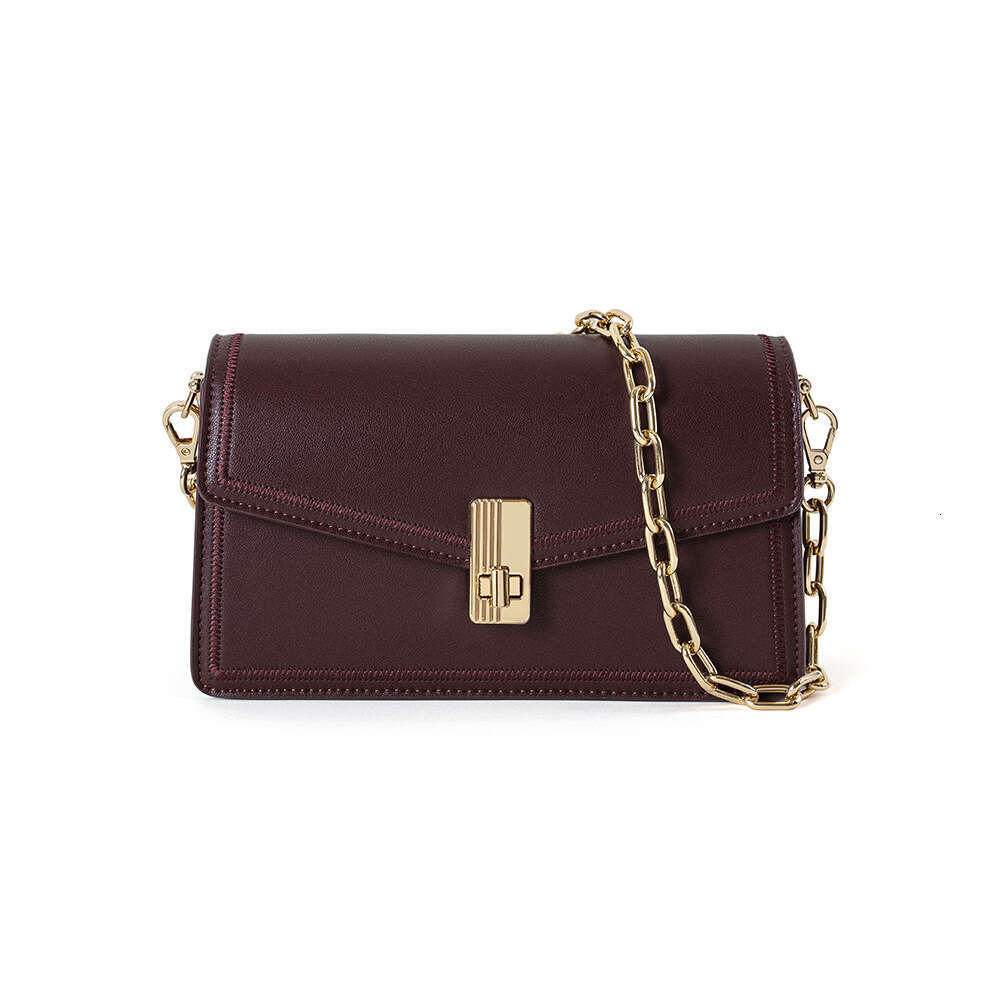 Luxury designer fashion Joker commuter lantern luxury leather hand slung ladies shoulder bag.