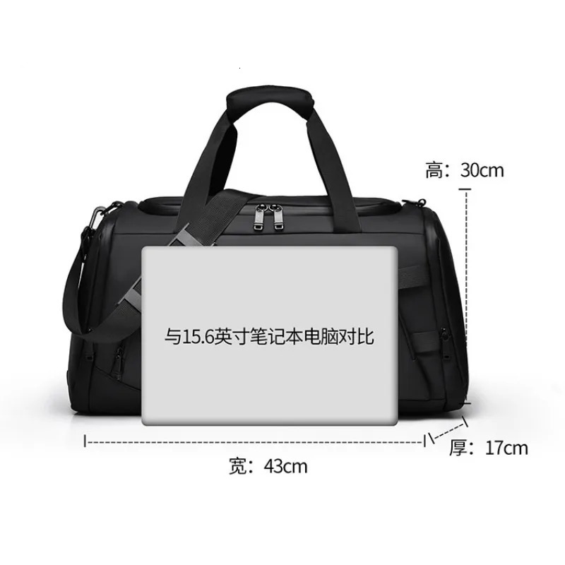 Crossborder Large Capacity Mens Business Travel Tote for Commuting Waterresistant Gym Bag Sports and Fitness 250628