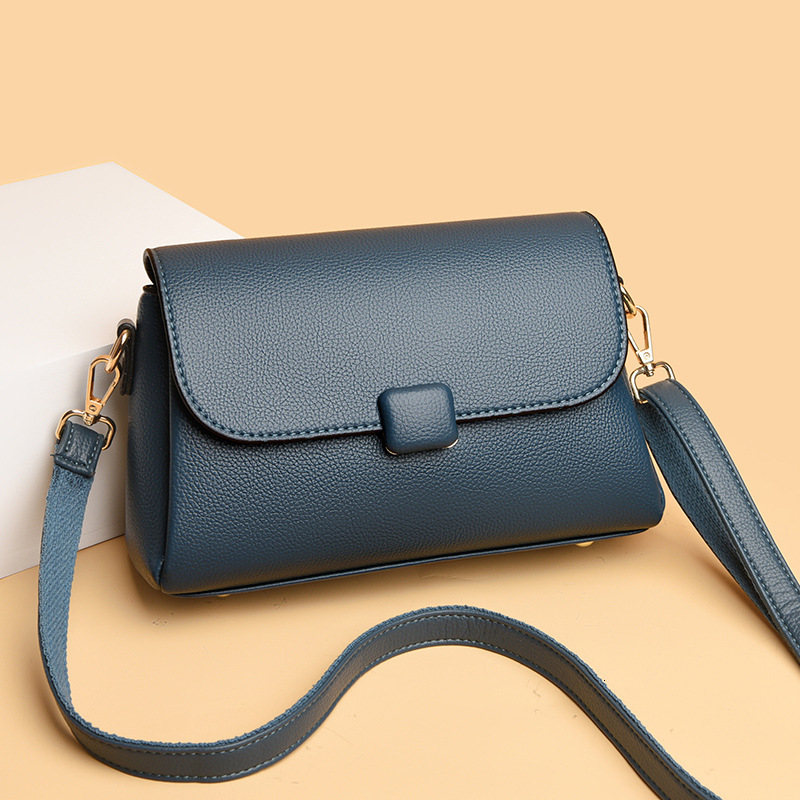 New women s handbag soft leather crossbody bag designer bag large capacity single shoulder crossbody trend bag trend women s single shoulder bag